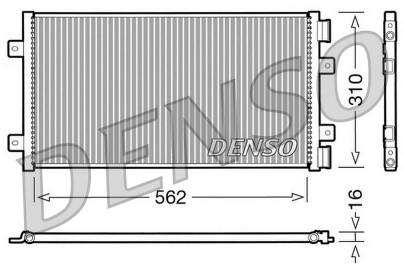 Denso Aircon Condenser DCN09101