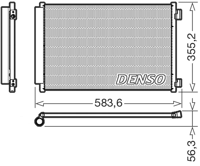 Denso Aircon Condenser DCN09146