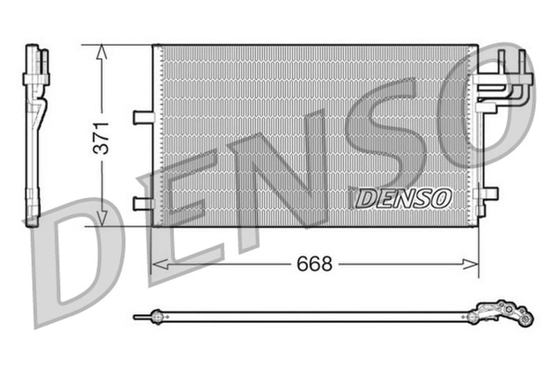 Denso Aircon Condenser DCN10007