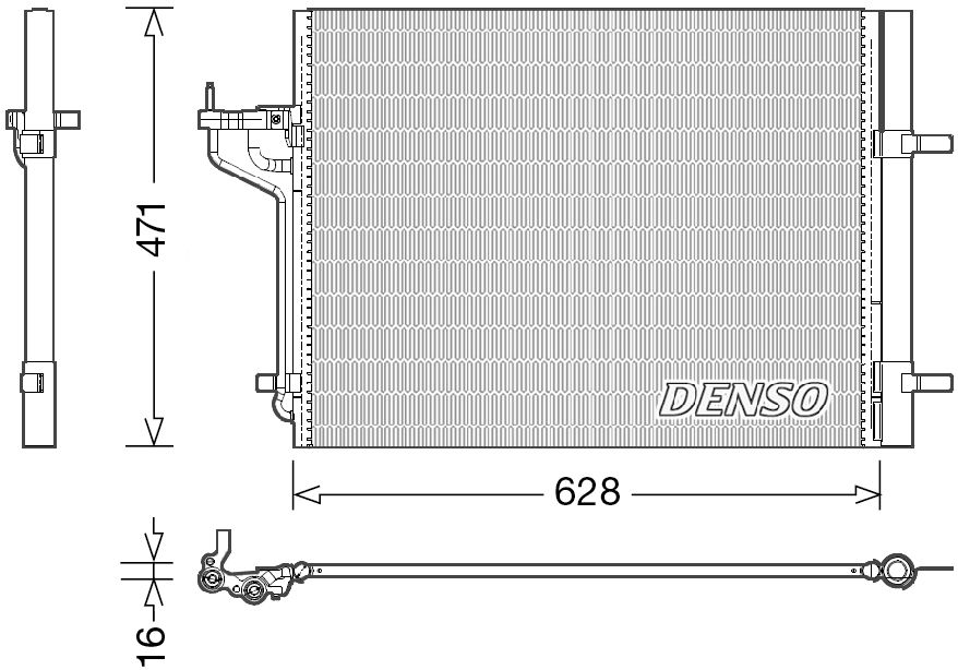 Denso Aircon Condenser DCN10029