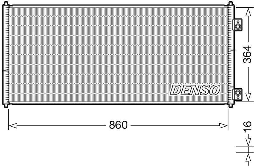 Denso Aircon Condenser DCN10032