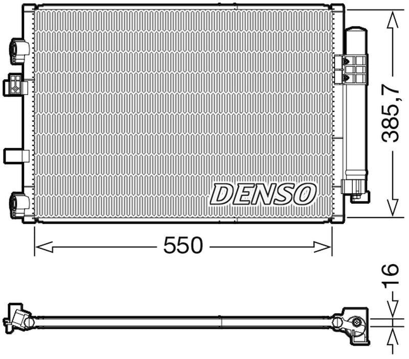 Denso Aircon Condenser DCN10044