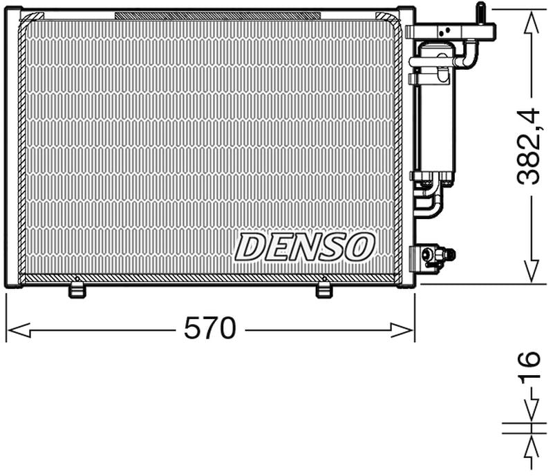 Denso Aircon Condenser DCN10052
