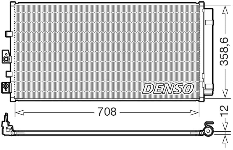 Denso Aircon Condenser DCN10061