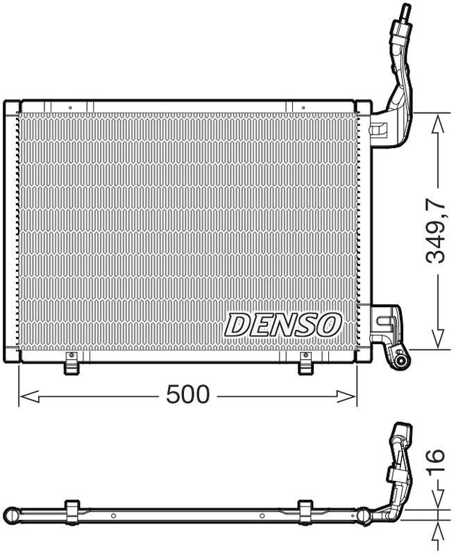 Denso Aircon Condenser DCN10064