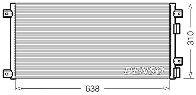 Denso Aircon Condenser DCN12006