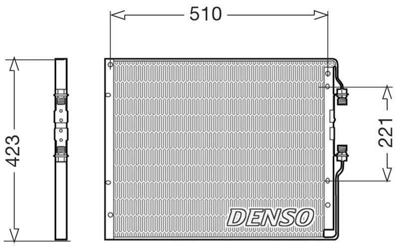 Denso Aircon Condenser DCN12101