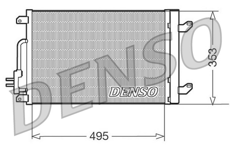 Denso Aircon Condenser DCN13015