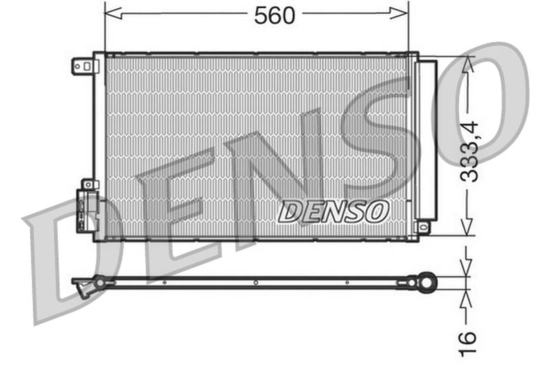 Denso Aircon Condenser DCN13109