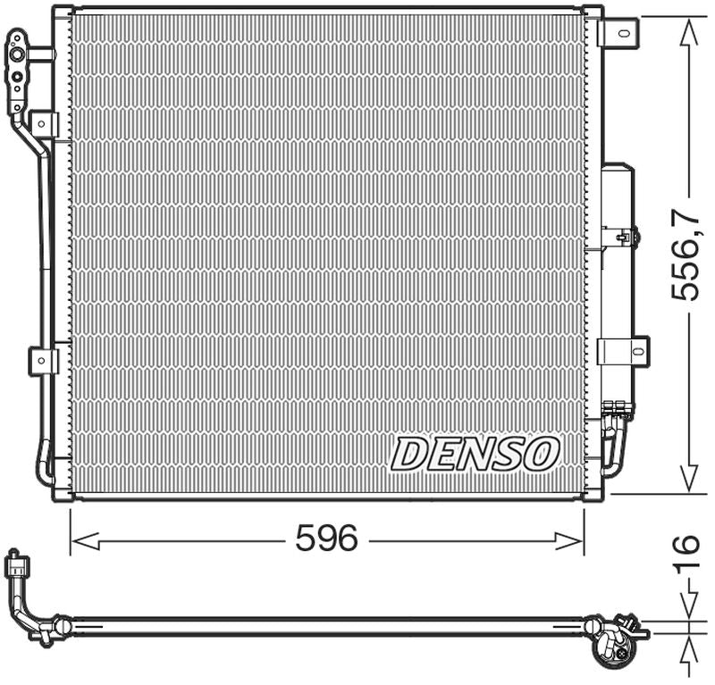 Denso Aircon Condenser DCN14004