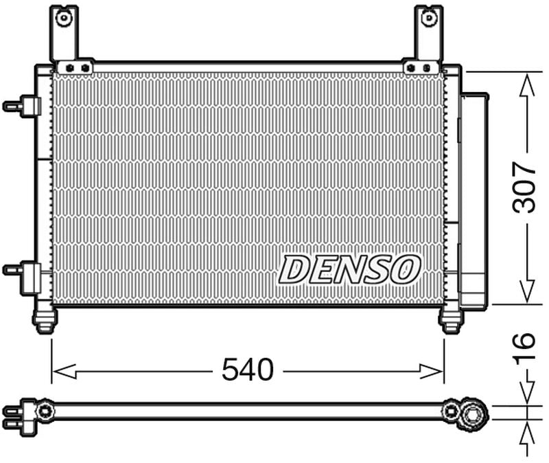 Denso Aircon Condenser DCN15004