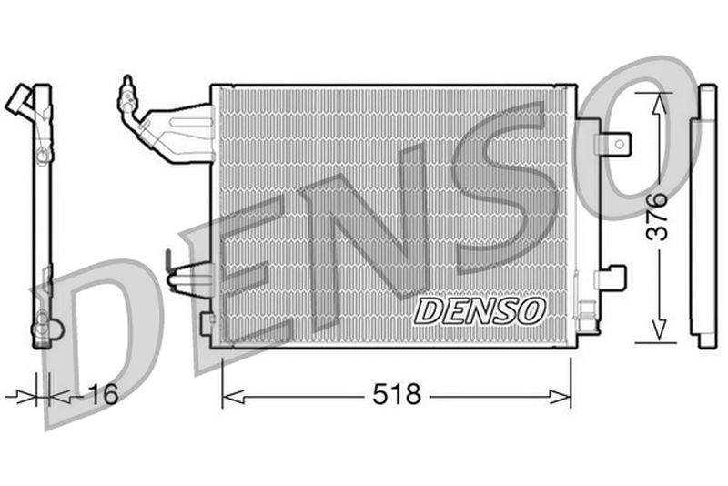 Denso Aircon Condenser DCN16001