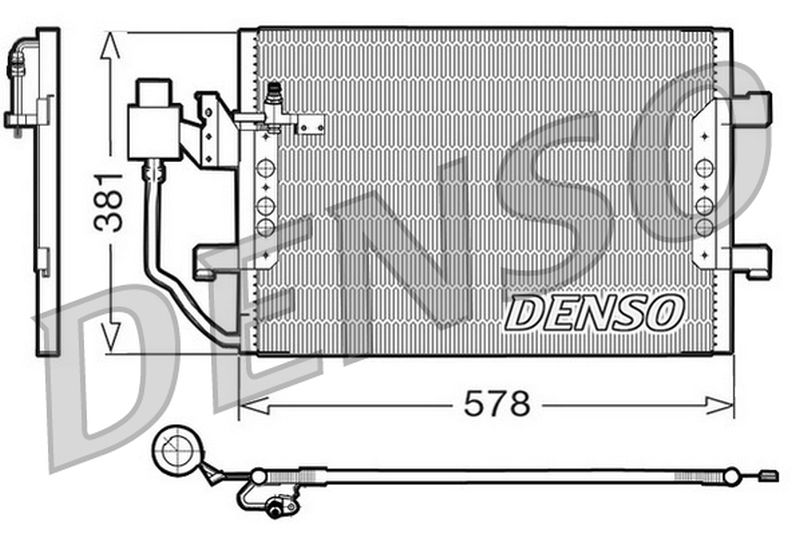 Denso Aircon Condenser DCN17001