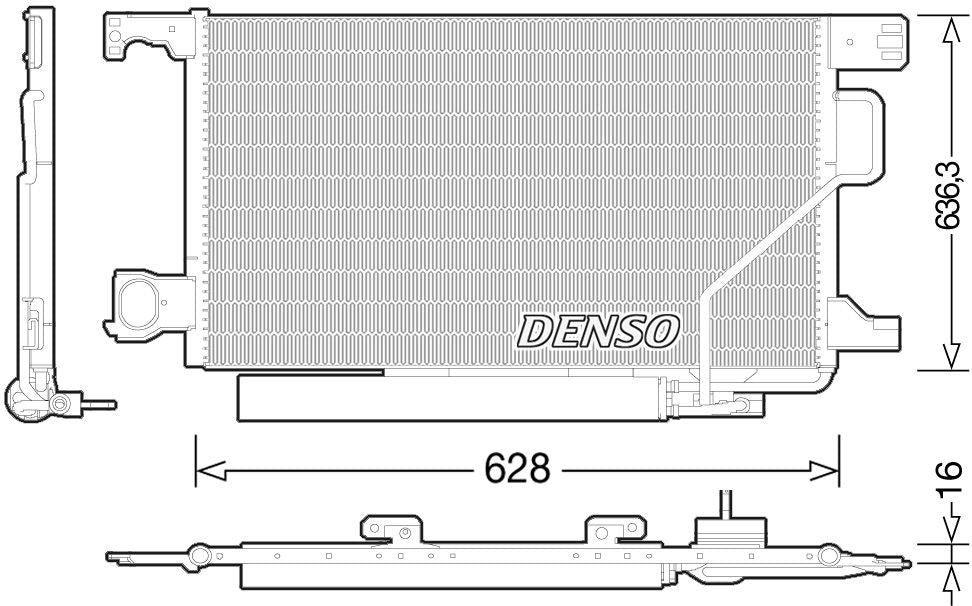 Denso Aircon Condenser DCN17023