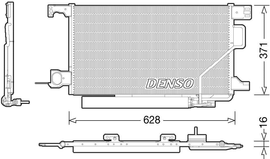 Denso Aircon Condenser DCN17026