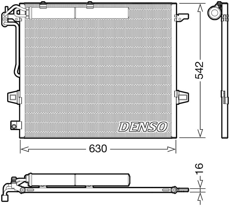 Denso Aircon Condenser DCN17057