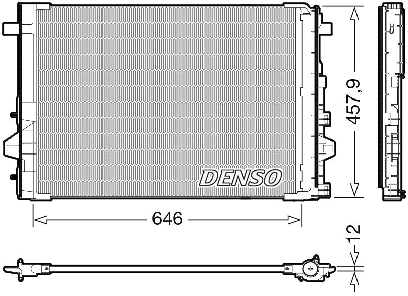 Denso Aircon Condenser DCN17059