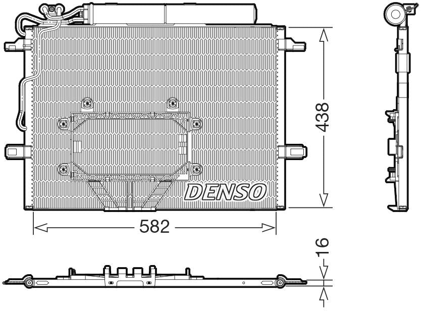 Denso Aircon Condenser DCN17065
