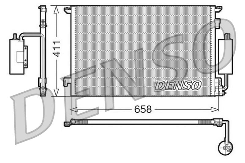 Denso Aircon Condenser DCN20034