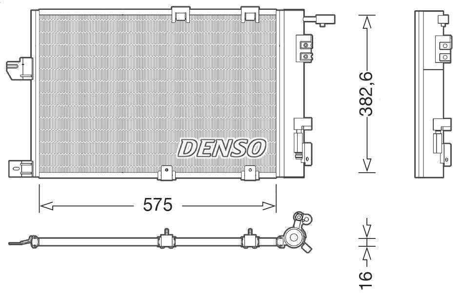 Denso Aircon Condenser DCN20038