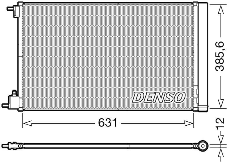 Denso Aircon Condenser DCN20039