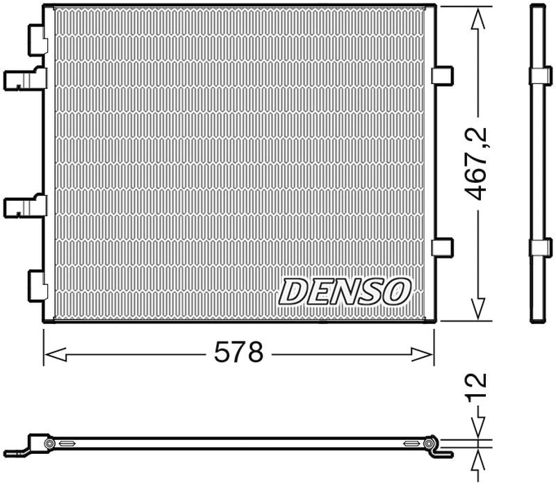 Denso Aircon Condenser DCN20042