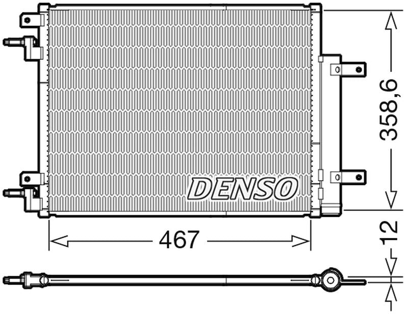 Denso Aircon Condenser DCN20046