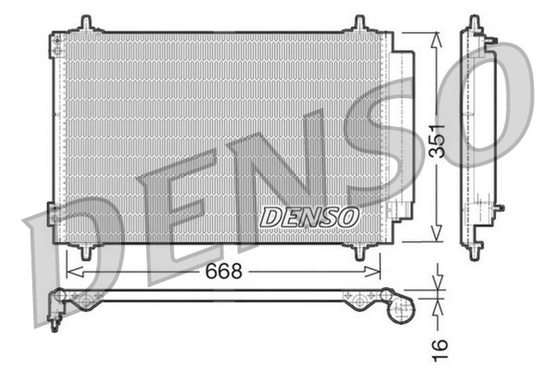 Denso Aircon Condenser DCN21017