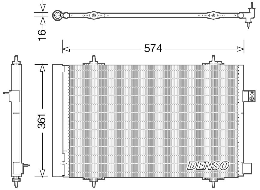 Denso Aircon Condenser DCN21019