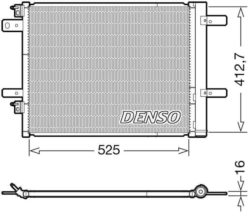 Denso Aircon Condenser DCN21022