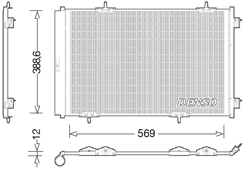 Denso Aircon Condenser DCN21030