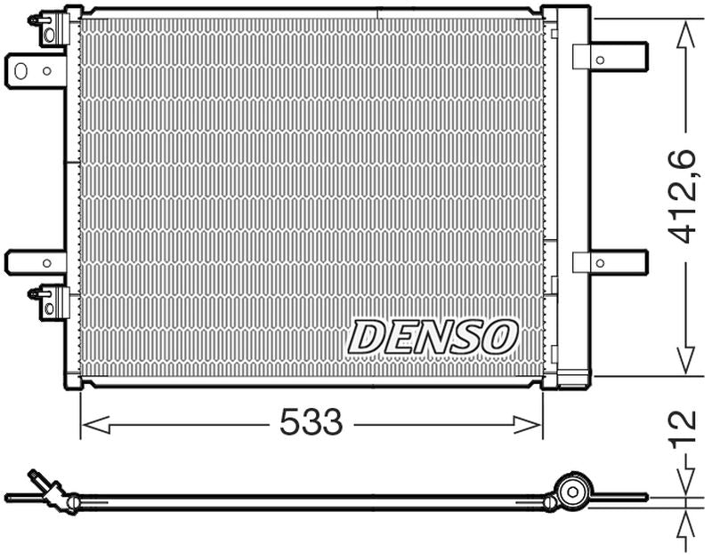 Denso Aircon Condenser DCN21036