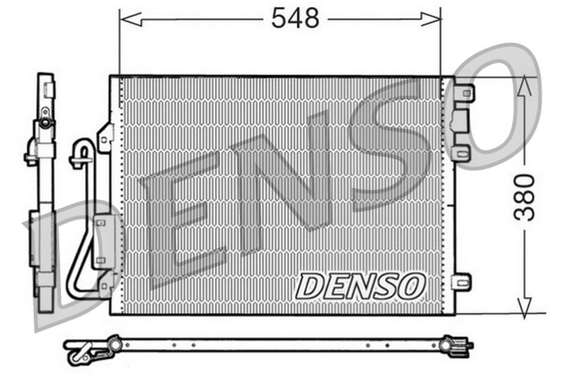 Denso Aircon Condenser DCN23008