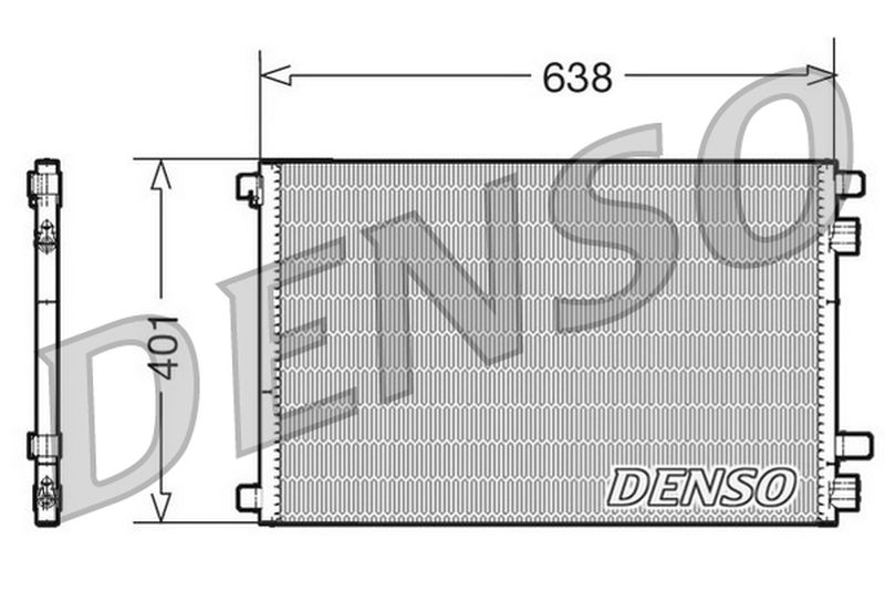 Denso Aircon Condenser DCN23012