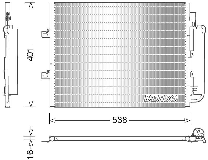 Denso Aircon Condenser DCN23026