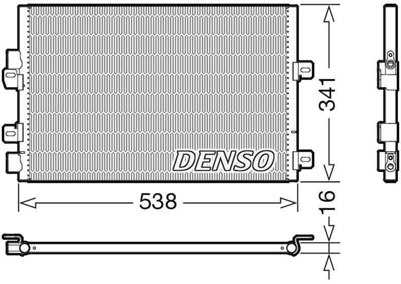 Denso Aircon Condenser DCN23028