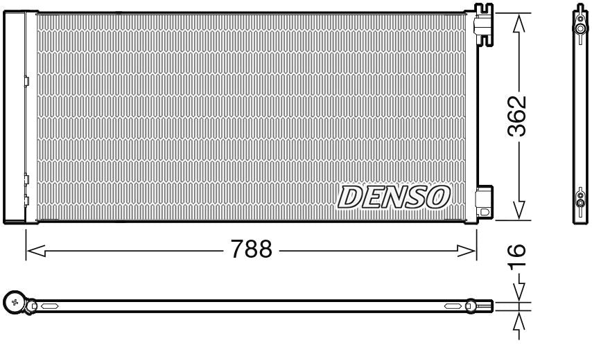 Denso Aircon Condenser DCN23042