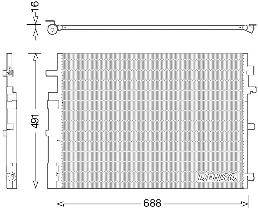 Denso Aircon Condenser DCN23050