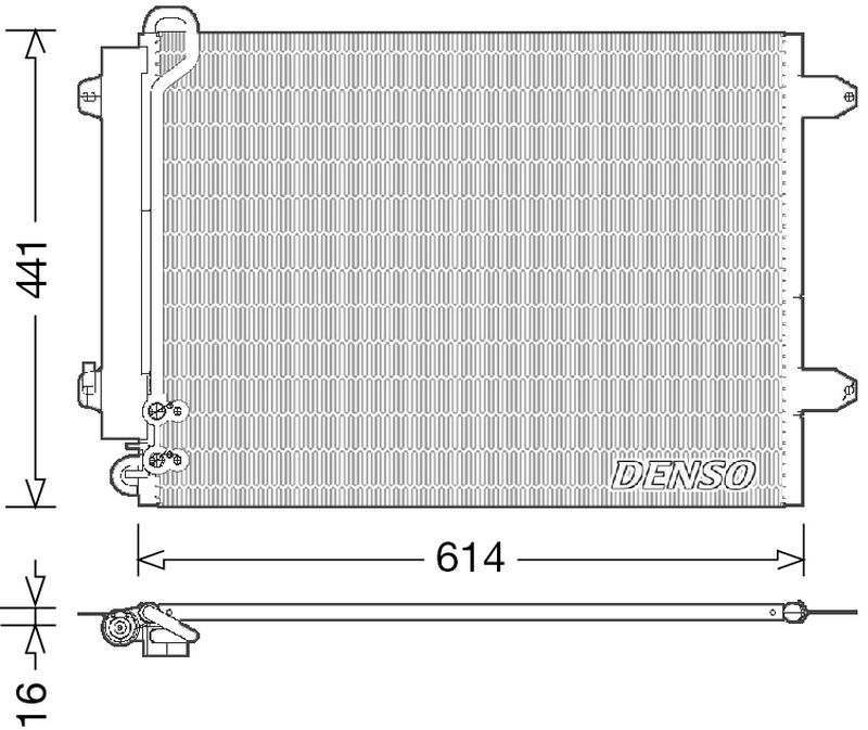 Denso Aircon Condenser DCN32008