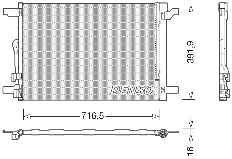 Denso Aircon Condenser DCN32024