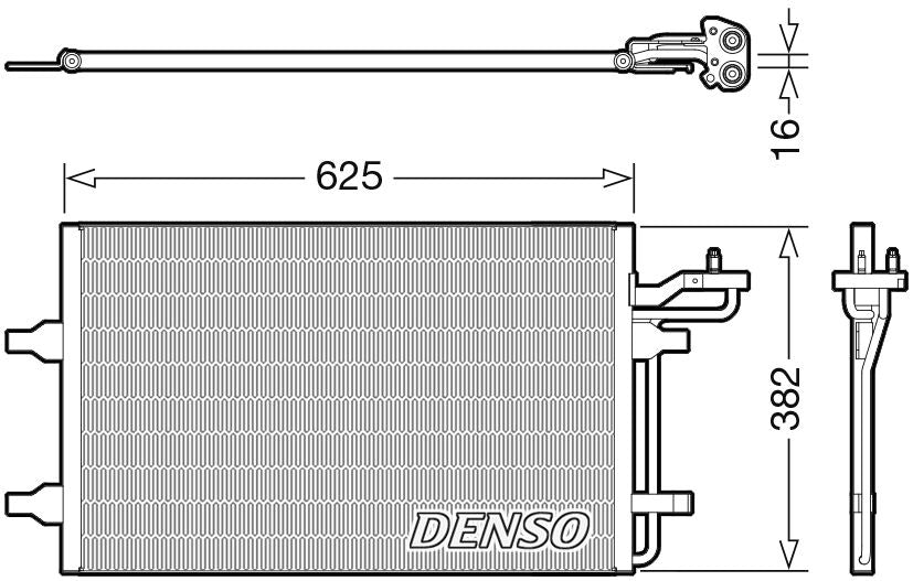 Denso Aircon Condenser DCN33009