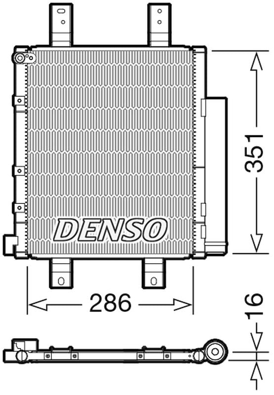 Denso Aircon Condenser DCN35005