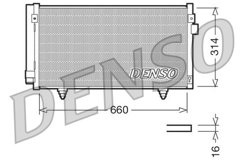 Denso Aircon Condenser DCN36003