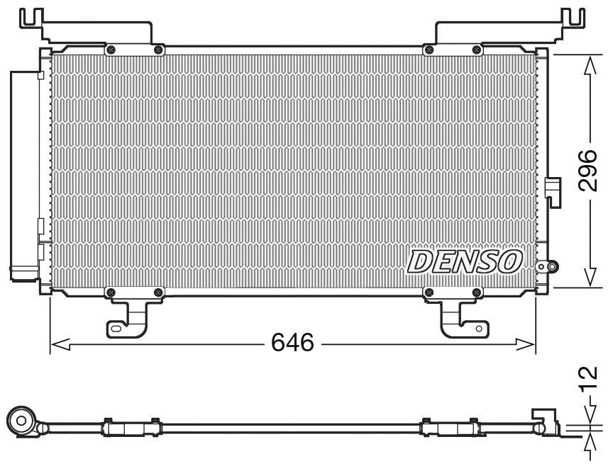 Denso Aircon Condenser DCN36004