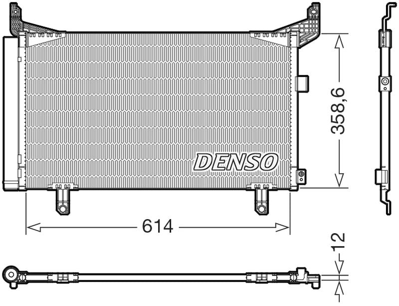 Denso Aircon Condenser DCN36007