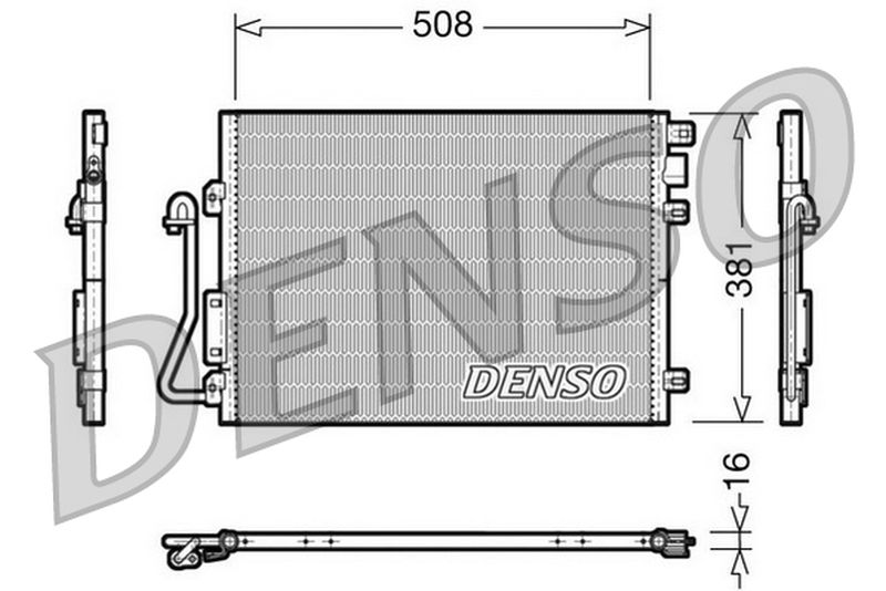 Denso Aircon Condenser DCN37001