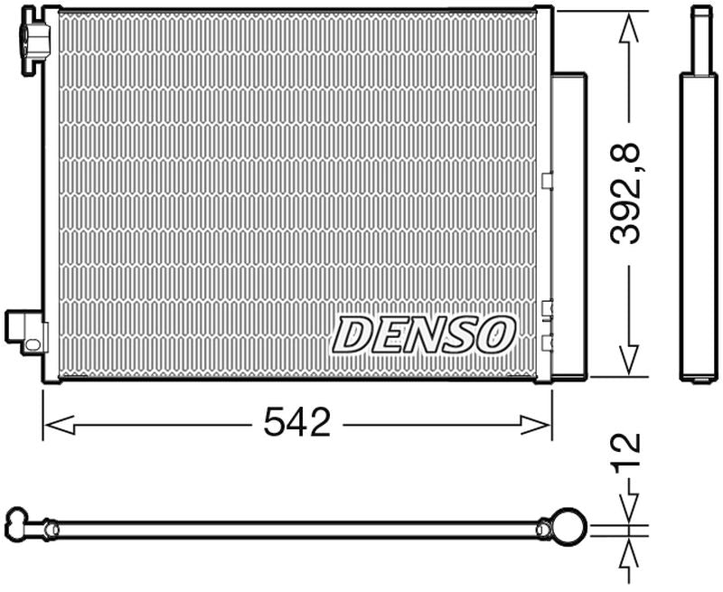 Denso Aircon Condenser DCN37004