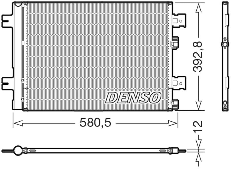 Denso Aircon Condenser DCN37005