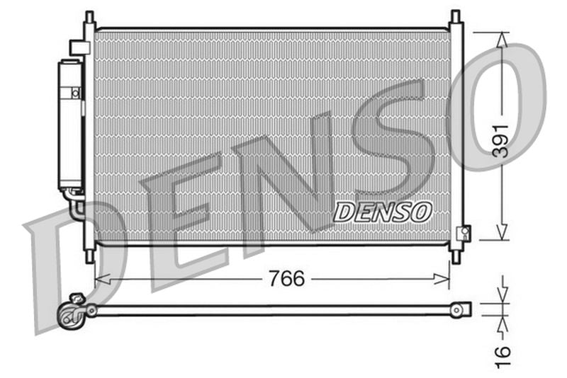 Denso Aircon Condenser DCN40005