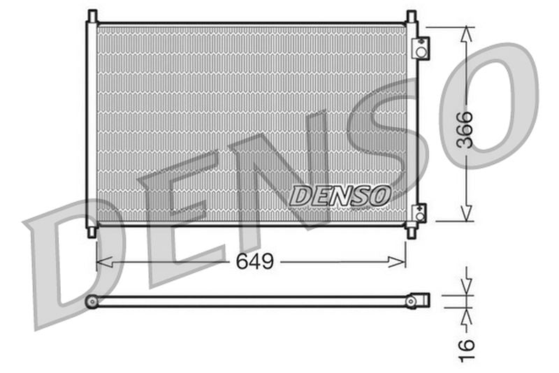 Denso Aircon Condenser DCN40006